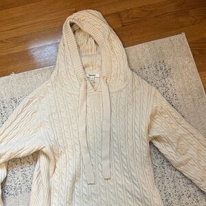 Splendid Beige Cable Knit Pullover